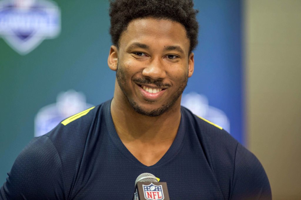 Myles Garrett Confident He Deserves to be First Overall Pick ESPN 98.