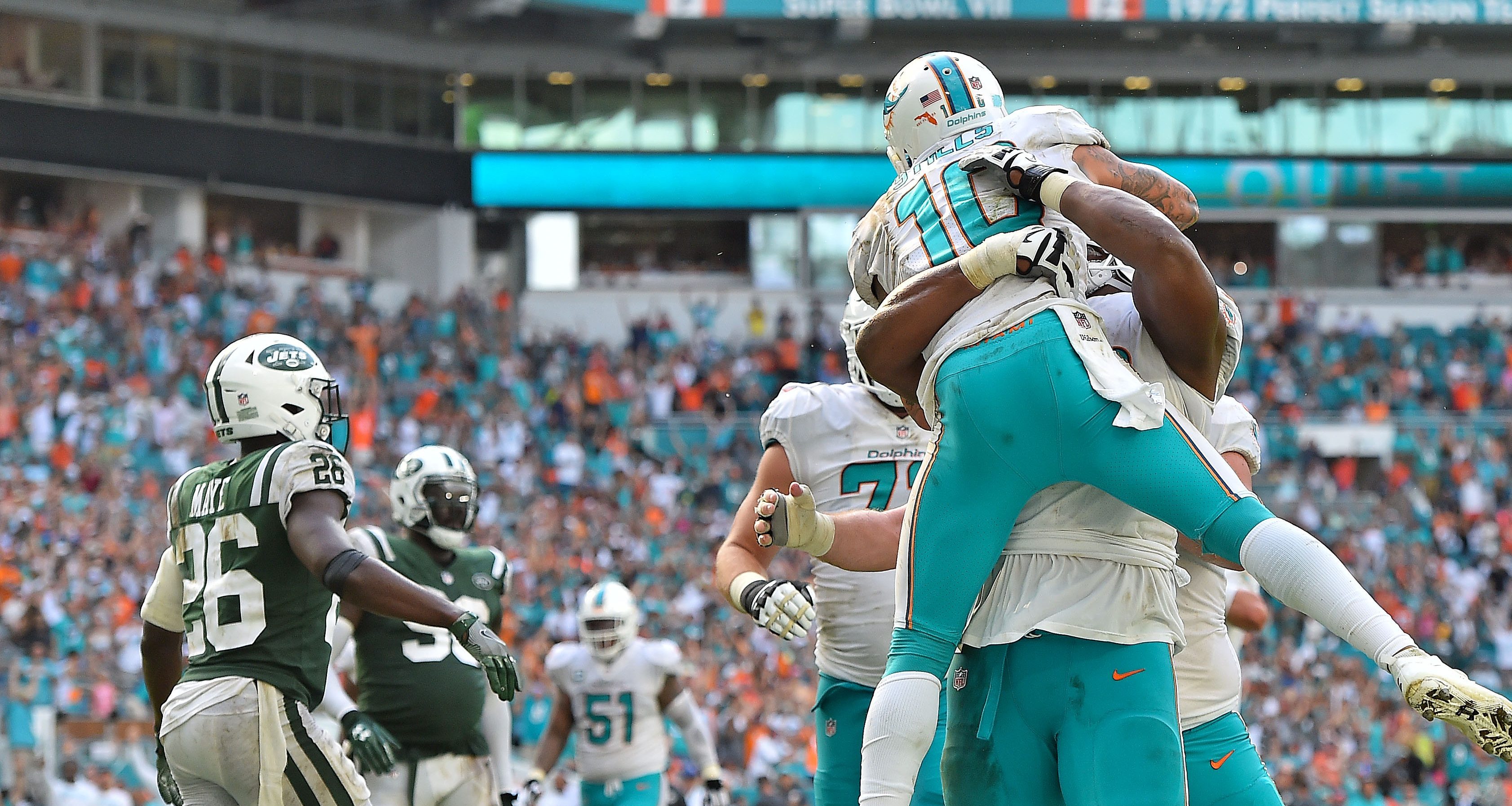 QB Moore Led the Dolphins to Victory Over the Jets ESPN 98.1 FM 850