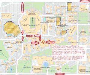 Prize pickup map