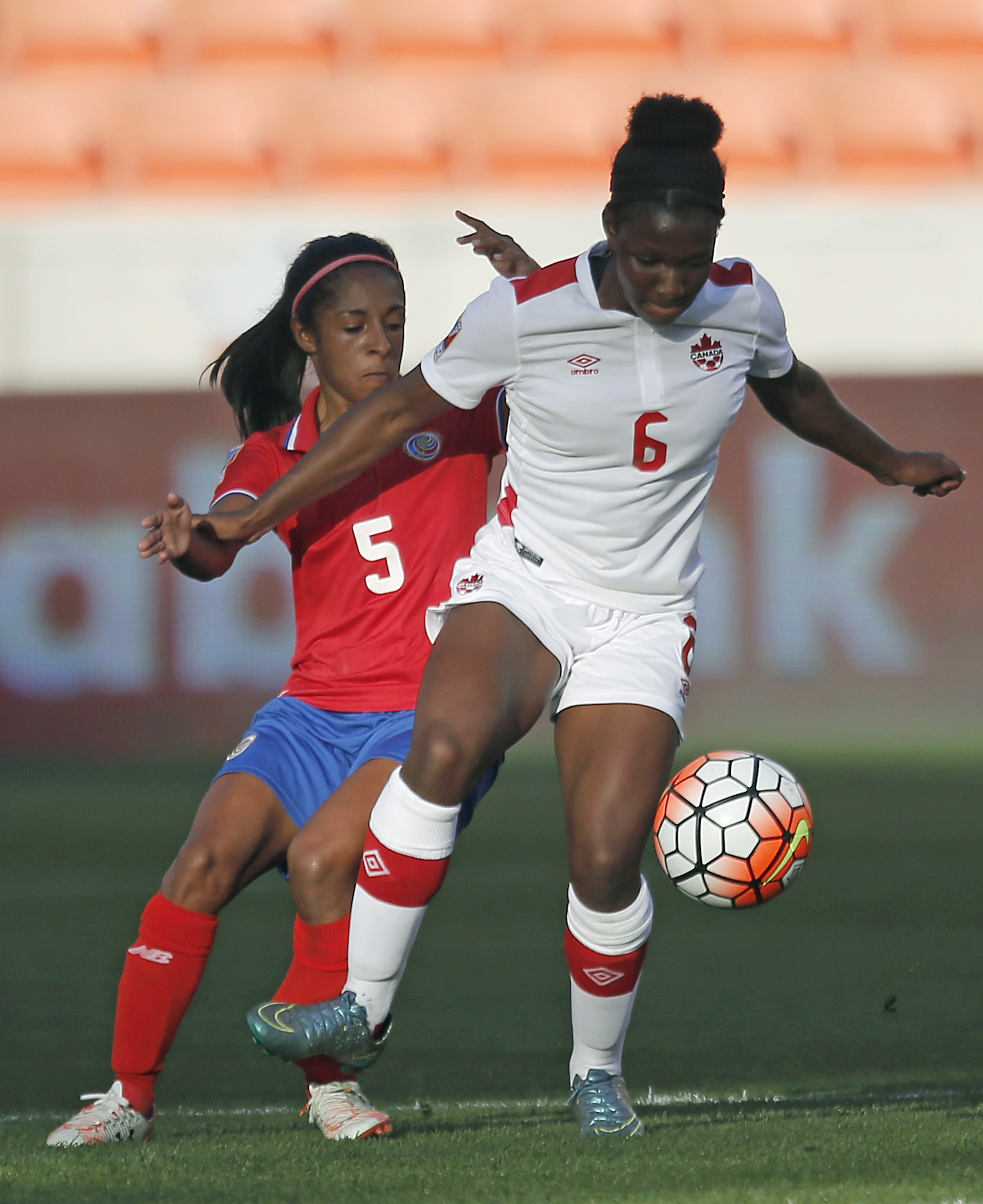 Soccer 2016 CONCACAF Women's Olympic Qualifying Costa Rica vs Canada