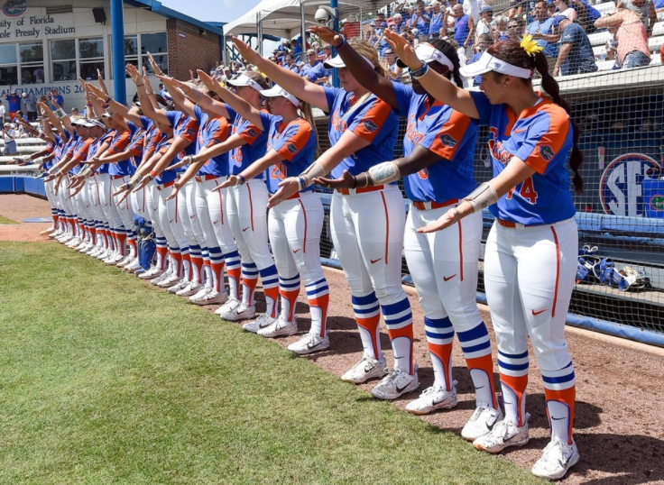 Gator Softball Bounces Back Against Osu Advances To Ncaa Super