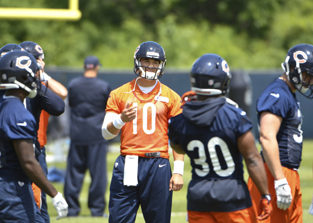 Pace says Bears remain committed to Trubisky as starting QB