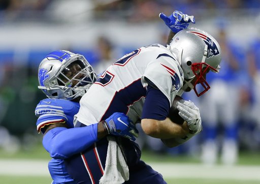 Tom Brady intercepted twice as Dolphins beat Patriots 27-20