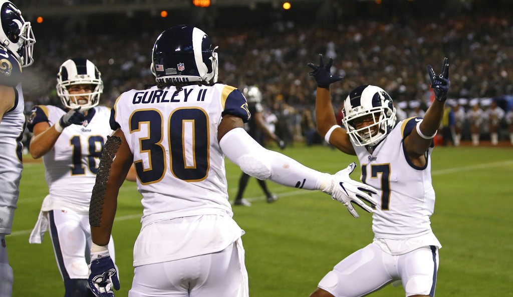 LA Rams Cooper Kupp is hot today, but Robert Woods is warming up too