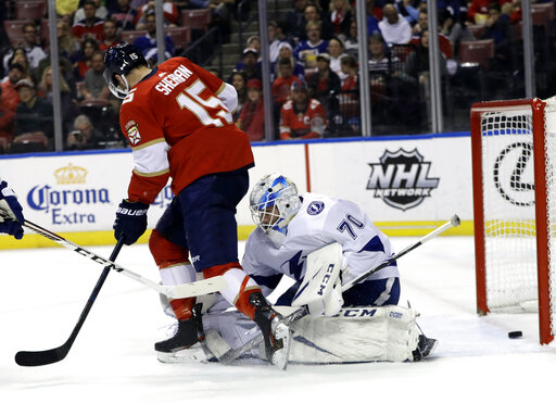 Lightening remain first in Eastern Conference with win against Panthers