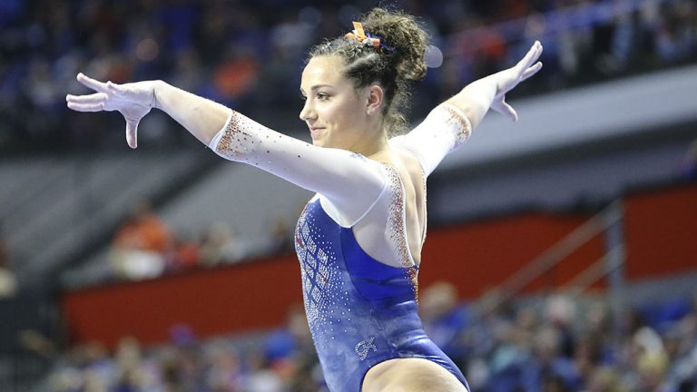 Amelia Hundley Former Gator Gymnast Current Gator Coach Espn 98 1