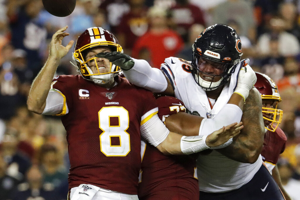 Trubisky, Bears Get Offense on Track, Beat Redskins 31-15