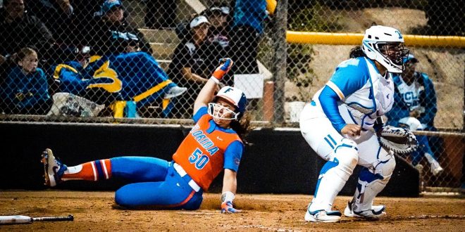 Gator softball lost to UCLA