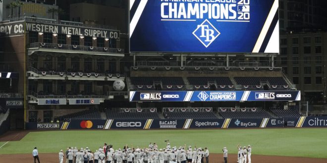 Rays win ALCS title, face Dodgers in World Series - ESPN 98.1 FM - 850 AM  WRUF