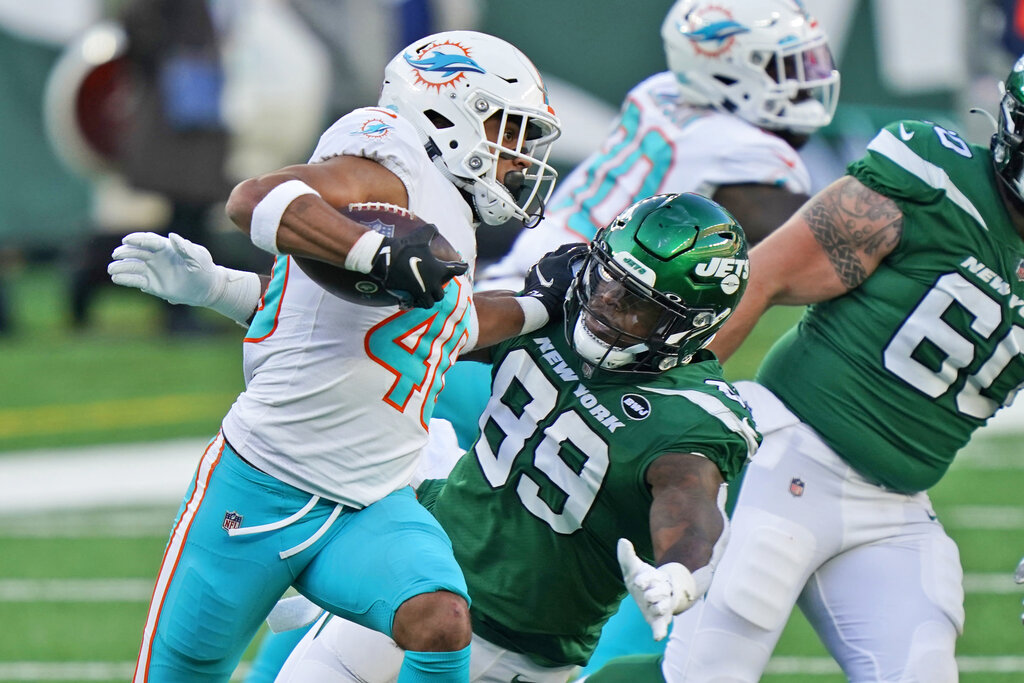 Fitzpatrick, Dolphins keep Jets winless with 20-3 victory