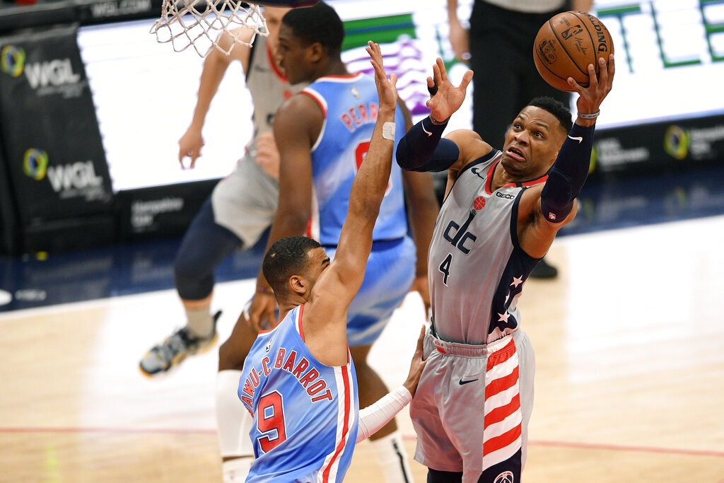 Wizards' Russell Westbrook breaks Oscar Robertson's NBA triple-double  record