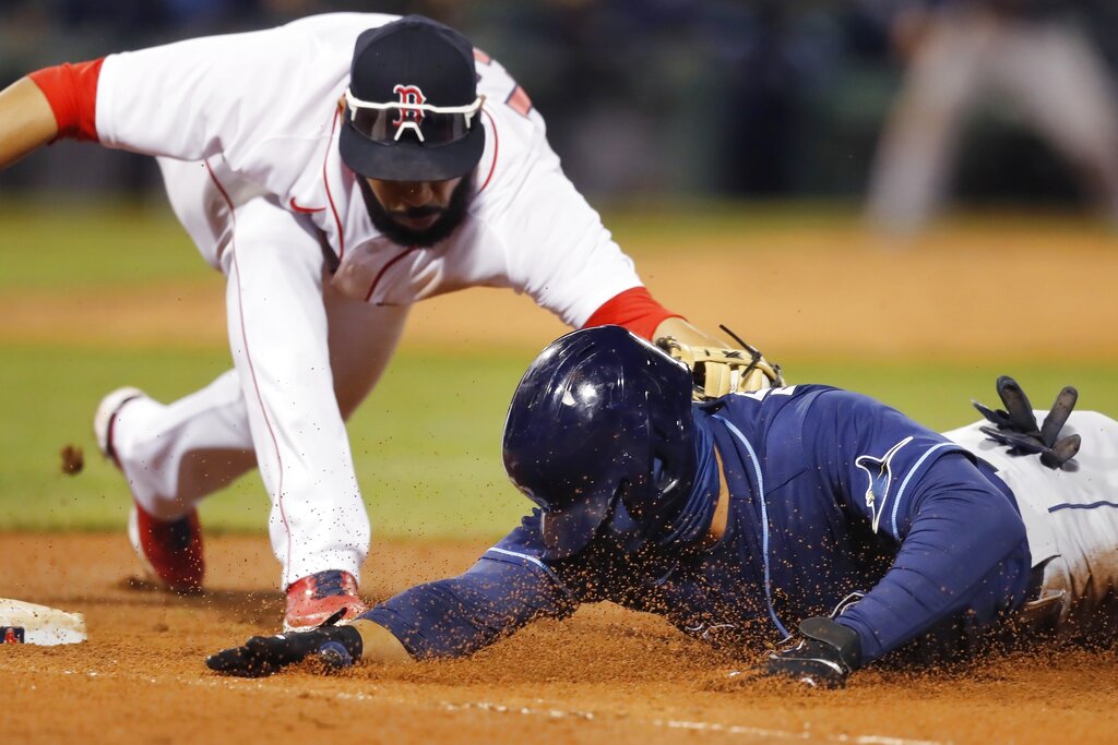 Rays Doomed By Mishaps And Cold Bats, Swept By Red Sox