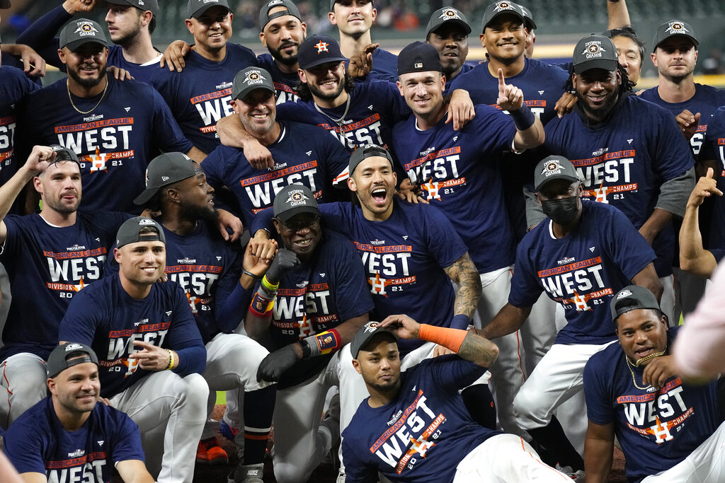 FOX Sports: MLB on X: THE HOUSTON ASTROS ARE AL WEST CHAMPIONS YET AGAIN  👑🚀  / X