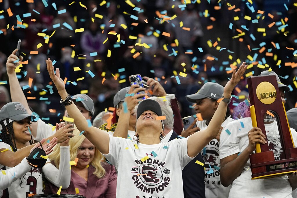 Women's basketball national championship 2022 - South Carolina's dominant  win over UConn gets social media going - ESPN