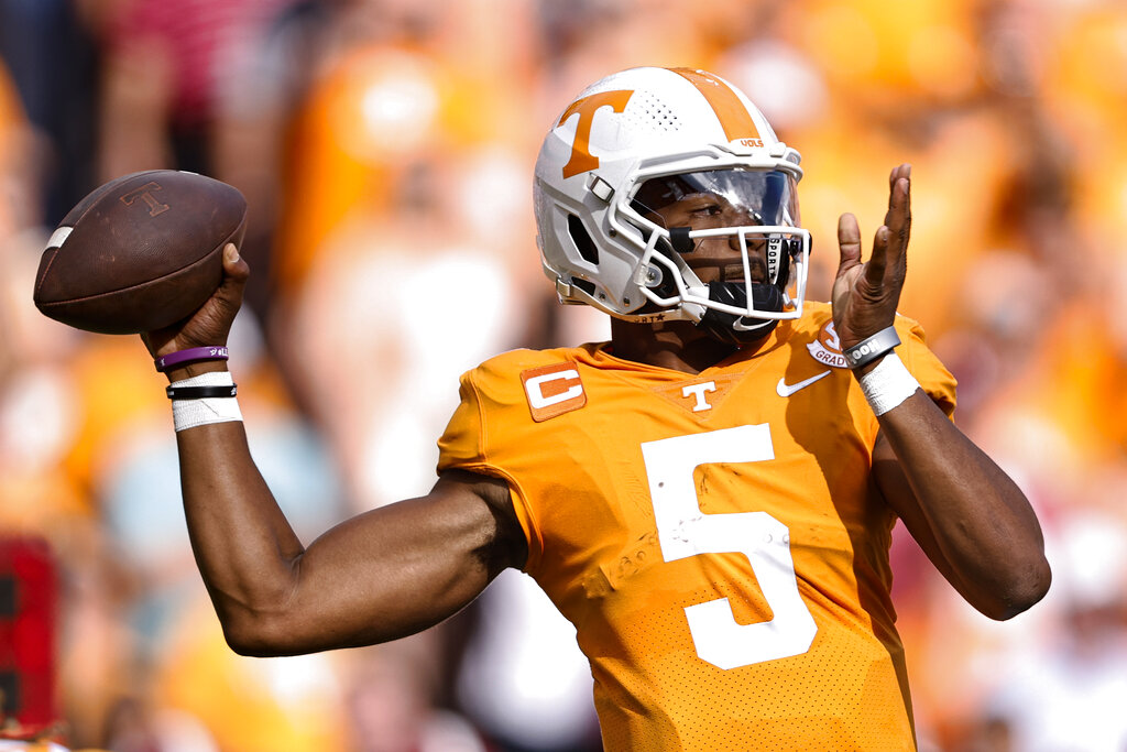 Hendon Hooker discusses Tennessee Vols' offense ahead of Week 1