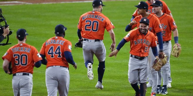 World Series 2022: No-hitter helps Houston Astros beat Philadelphia  Phillies 5-0 to level series at 2-2 - BBC Sport