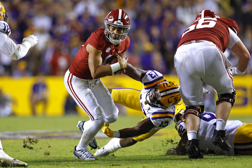 SEC on CBS intro, 9 Alabama @ 11 Ole Miss