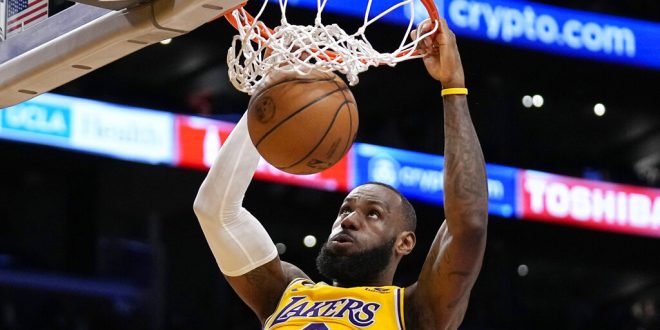 LeBron James - Los Angeles Lakers - Game-Worn Association Edition Jersey -  Scored 25 Points - 2023 NBA Playoffs