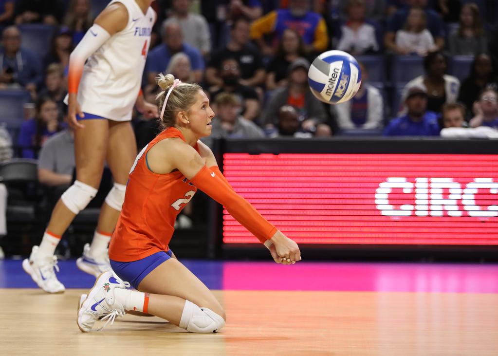 Gators Volleyball Defeats South Carolina on Senior Day