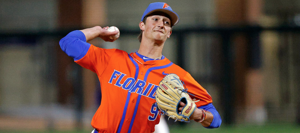 Florida freshman pitcher Luke McNeillie has a 2.84 ERA over his past 11 outings.