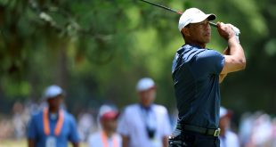 Tiger Woods missed the cut at the U.S. Open for only the fifth time in his career after shooting 73 on Friday.