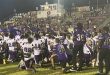 GHS head coach Ian Scott addressing the team after their win at Santa Fe.