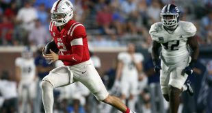 Ole Miss Rebels quarterback Jaxson Dart