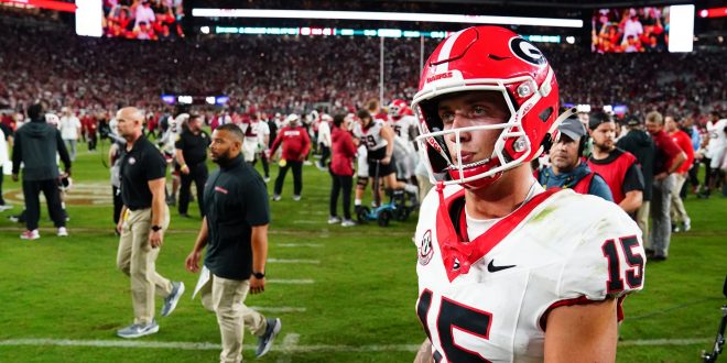 Georgia Bulldogs quarterback Carson Beck