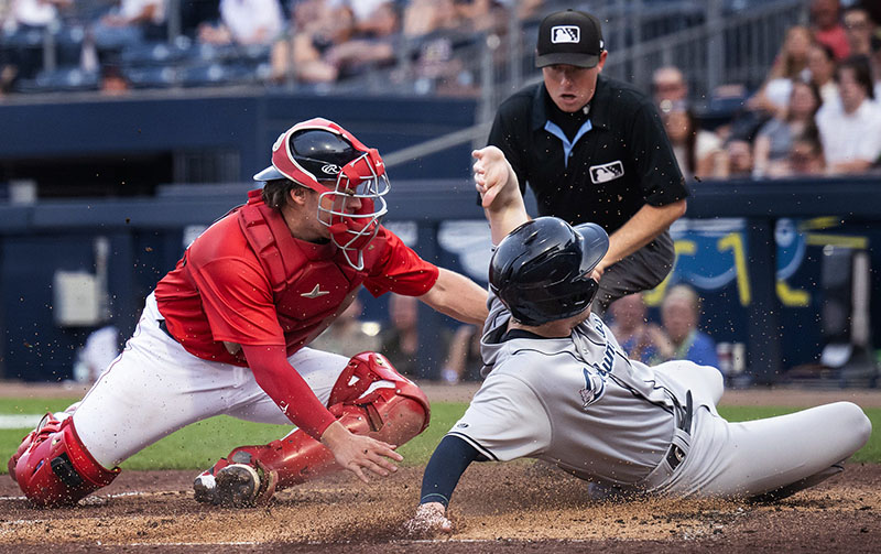 Nathan Hickey just completed his fourth season in the minors, splitting time between Worcester and Portland in the Boston organization.